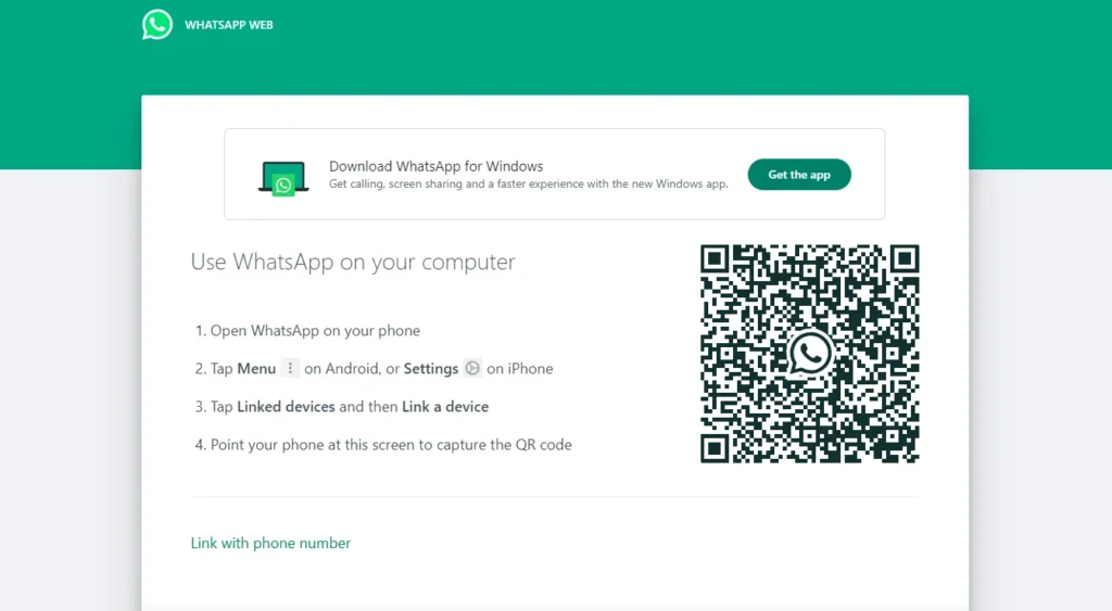 whatsapp Web scan