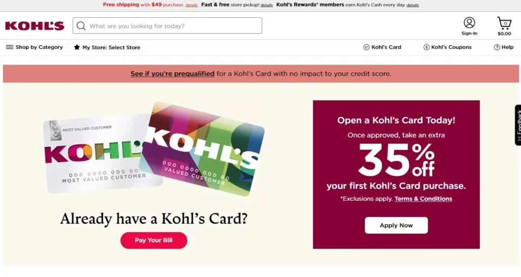 How To Register And Login On Mykohlscard.com